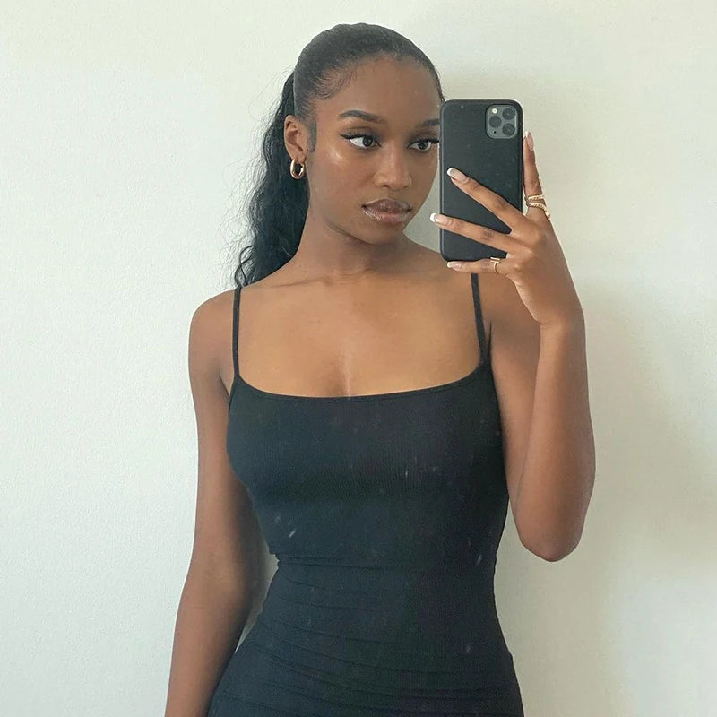 Backless Bodycon Maxi Dress